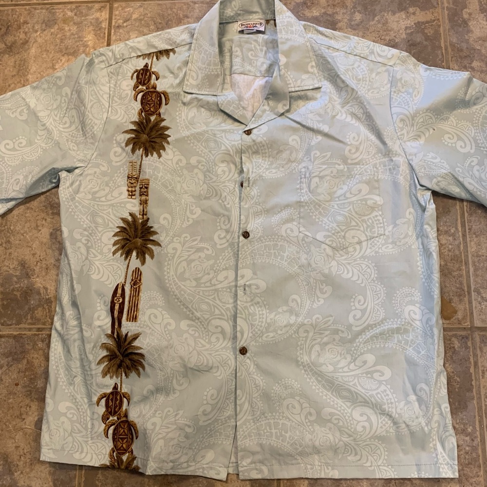 Hawaiian shirt men’s size 2XL by Pacific Legend of Hawaii short sleeve
